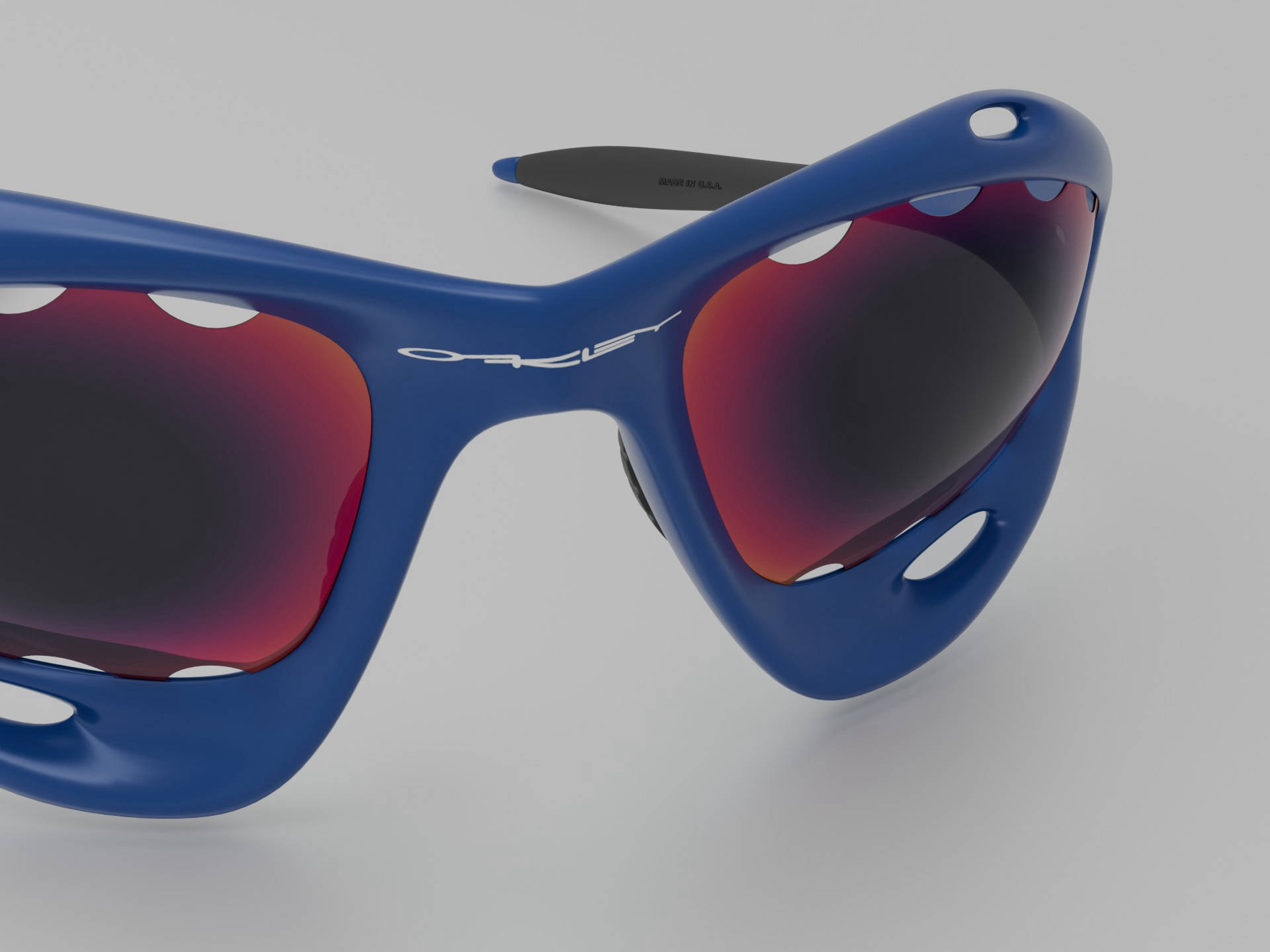 Oakley Racing Jacket sunglasses 3D model