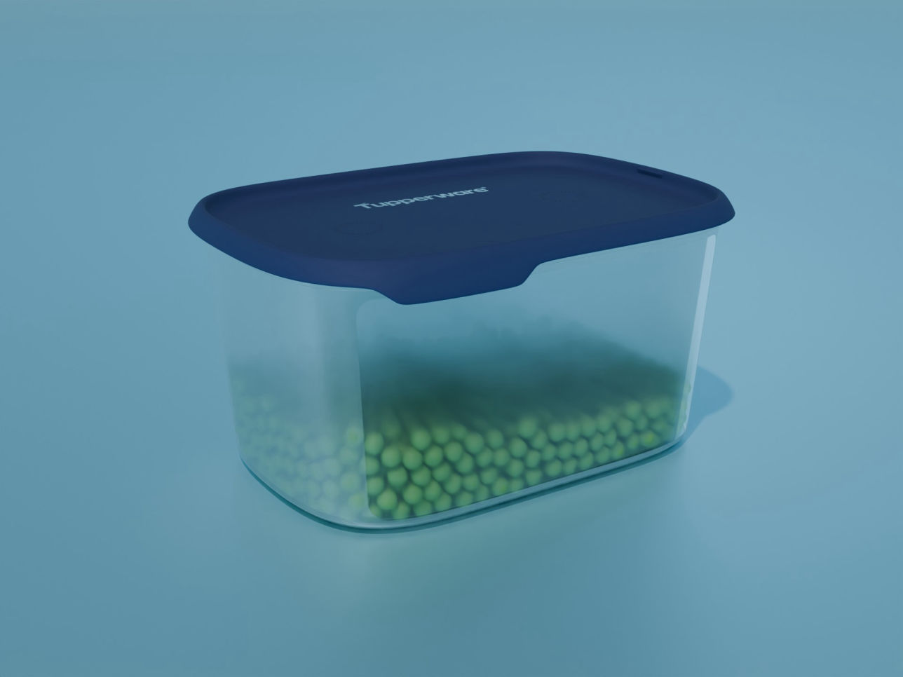 Tupperware fresh box 2.85l 3D model